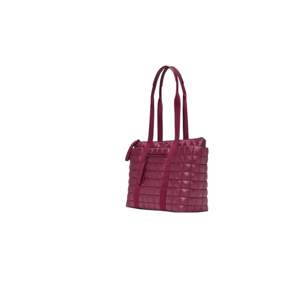 Kate Spade‎ Camden Quilted Medium Tote Burgundy Bag Purse